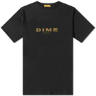 Dime Men's Block Font T-Shirt in Black