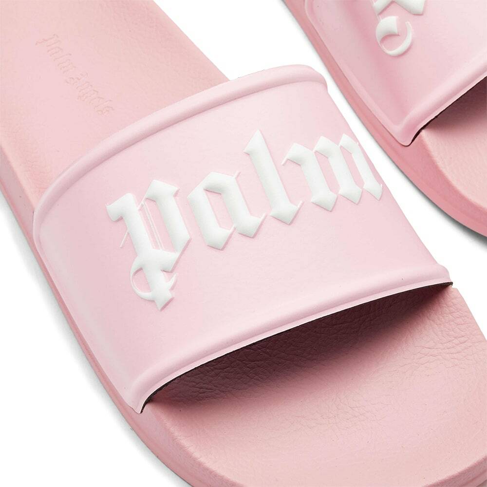 Palm Angels Women's Pool Slider in Pink/White