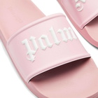 Palm Angels Women's Pool Slider in Pink/White