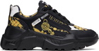Versace Jeans Couture Black Speedtrack Logo Couture Sneakers