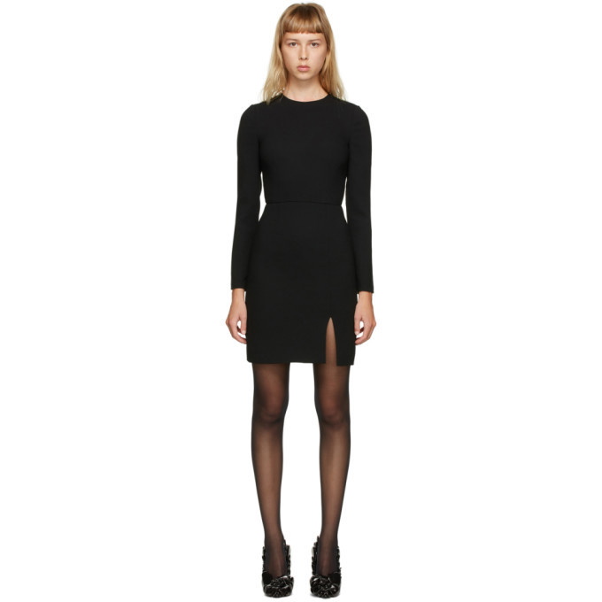 Photo: Valentino Black Wool Crepe Dress