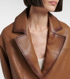 Dorothee Schumacher Cropped leather jacket