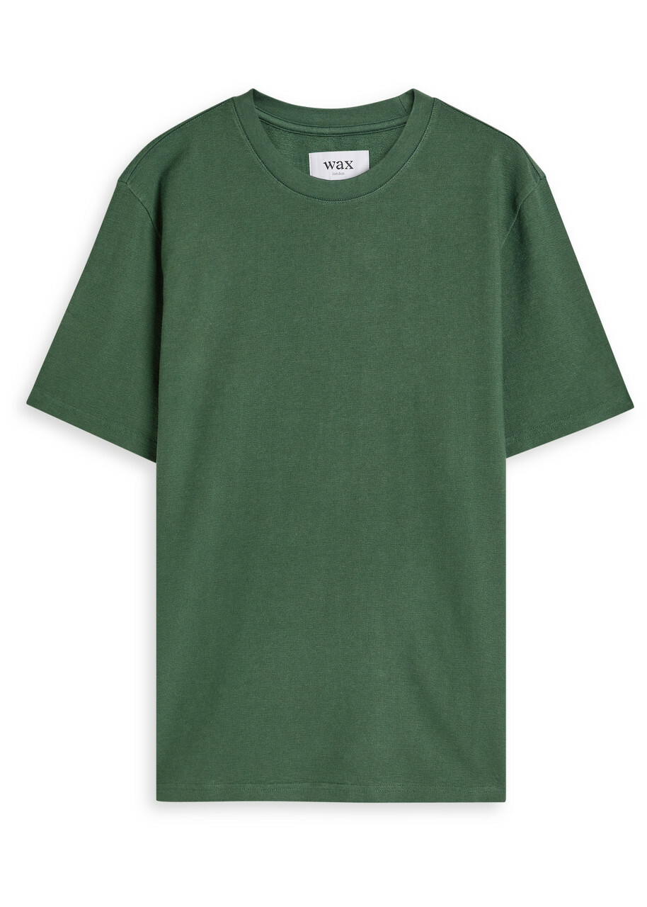 Wax London Dean Cotton T-shirt Dark Green