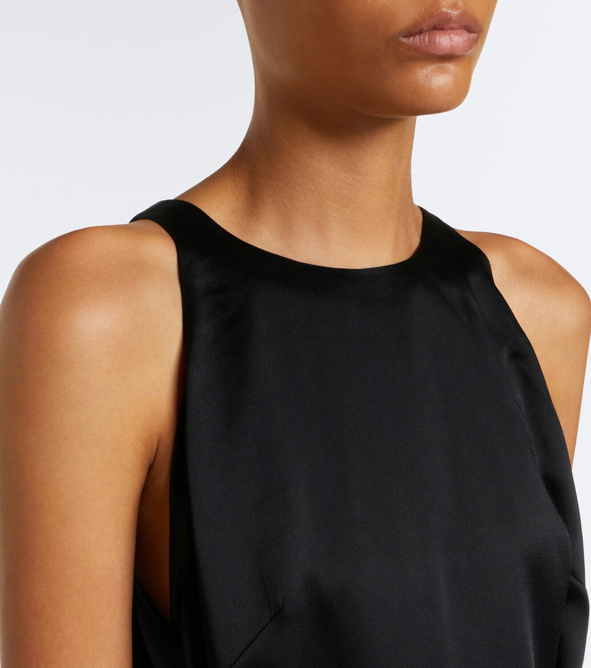 Róhe Gathered midi dress