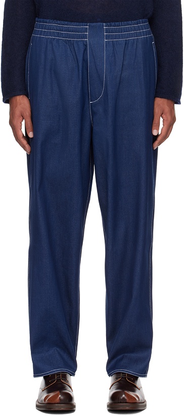 Photo: SUNNEI Blue Drawstring Trousers
