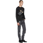 Balmain Black and Silver Lurex Sweater