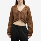 Air Jordan Women's Knit Top in Archaeo Brown