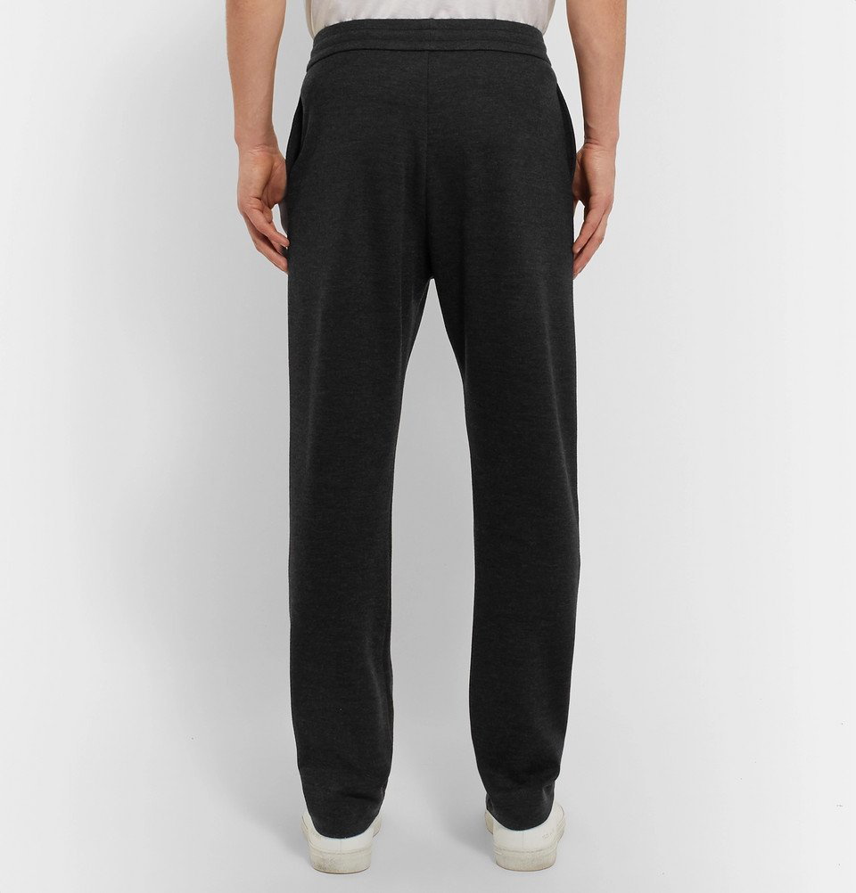The Row - LA Slim-Fit Cashmere-Jersey Sweatpants - Charcoal The Row