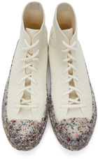 Converse White Renew Chuck 70 Knit High Top Sneakers