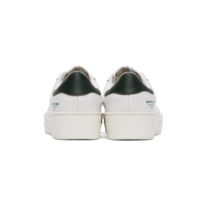 Article No. SSENSE Exclusive White and Green 0517-04-04 Sneakers