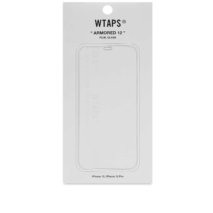 Photo: WTAPS iPhone 12 Pro Logo Protection Glass