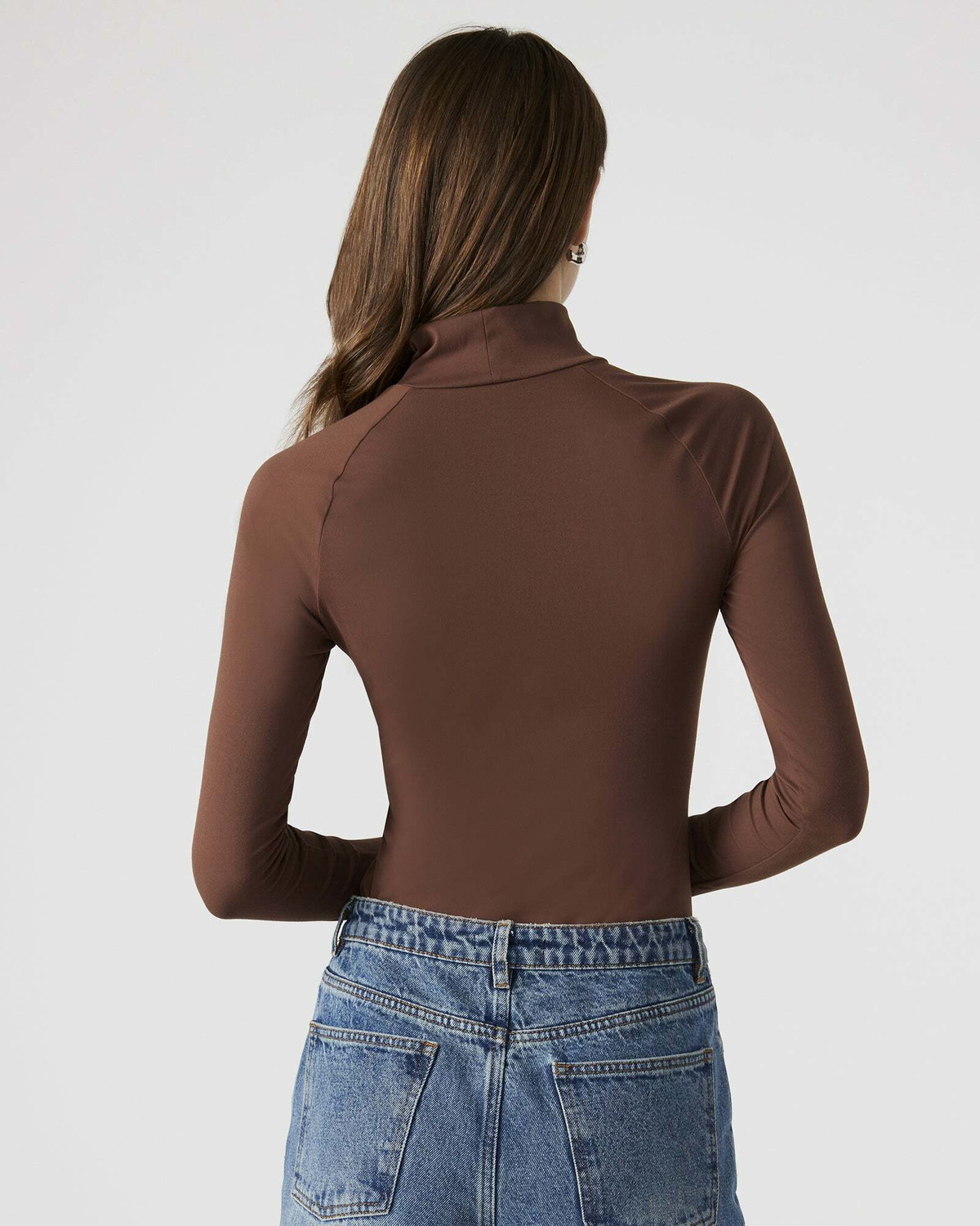 Steve Madden Nelle Bodysuit in Brown