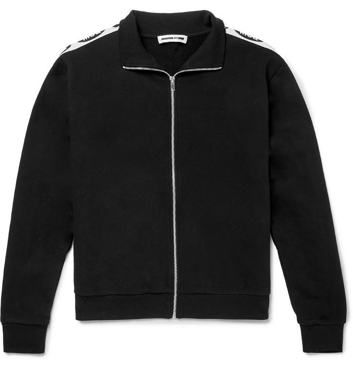 Photo: McQ Alexander McQueen - Logo-Jacquard Cotton-Jersey Track Jacket - Men - Black