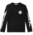 Givenchy - Glow-in-the-Dark Printed Cotton-Jersey T-Shirt - Black