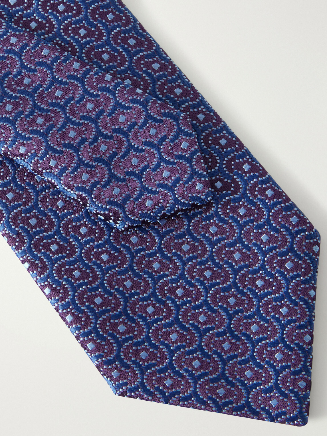 Charvet - 8.5cm Silk-Jacquard Tie - Blue