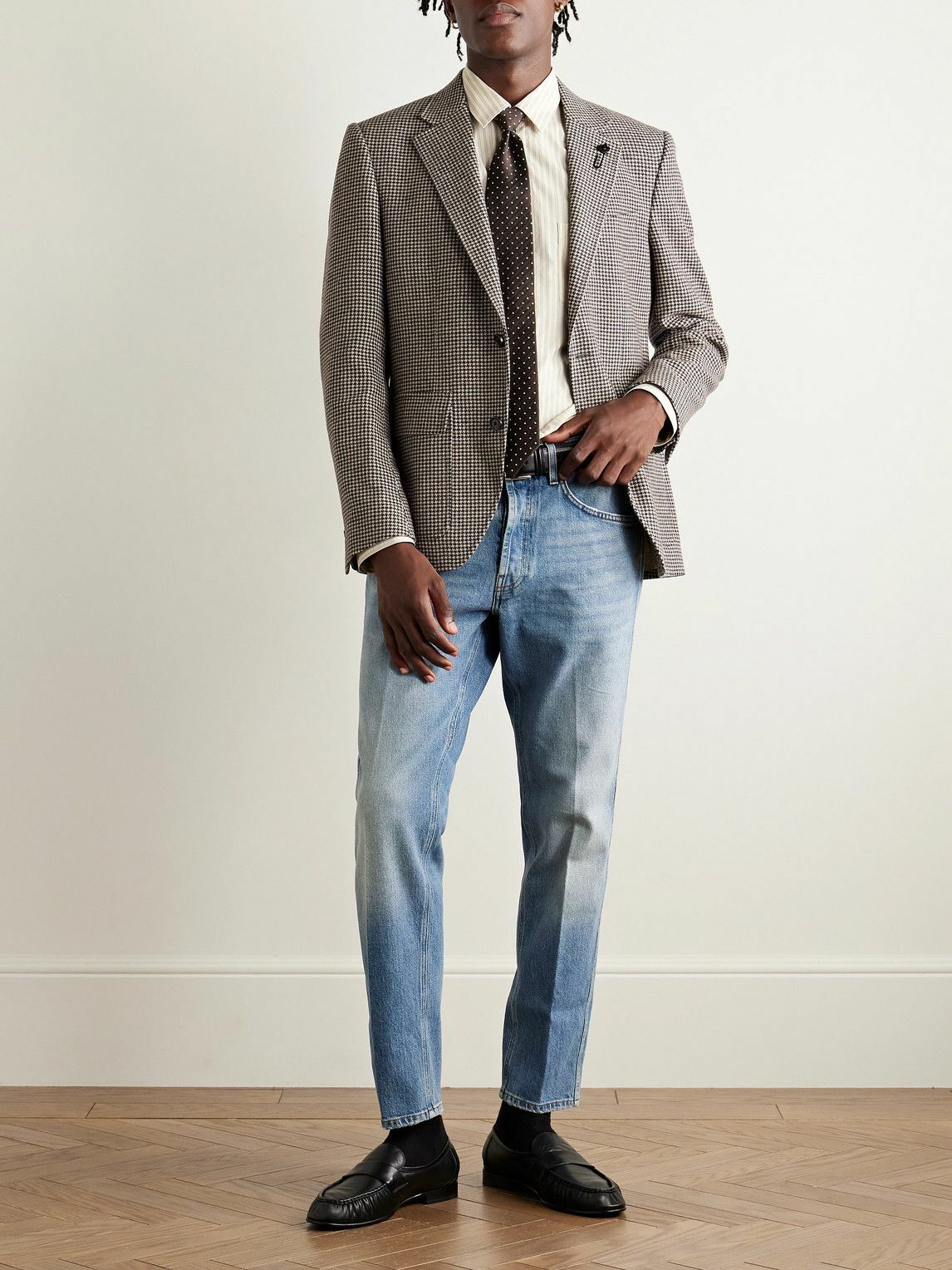 Lardini - Slim-Fit Straight-Leg Jeans - Blue