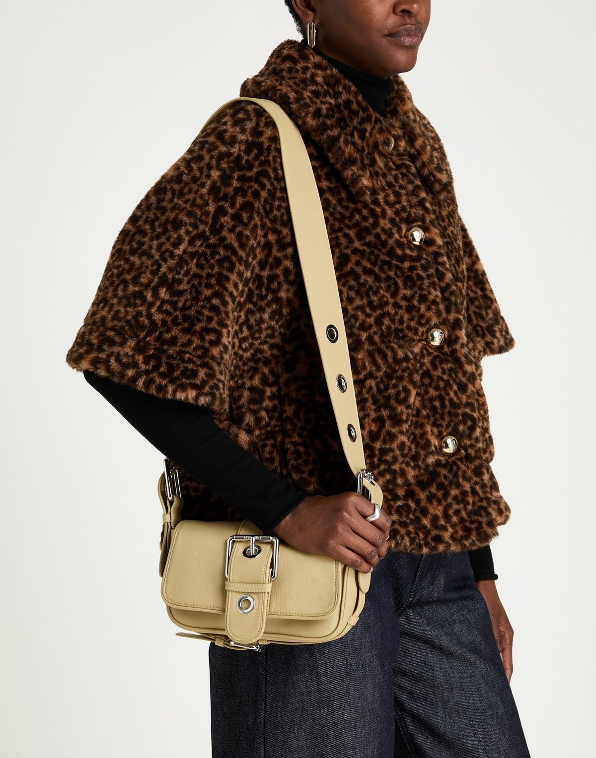 By Far Womens Shoulder bag in Beige