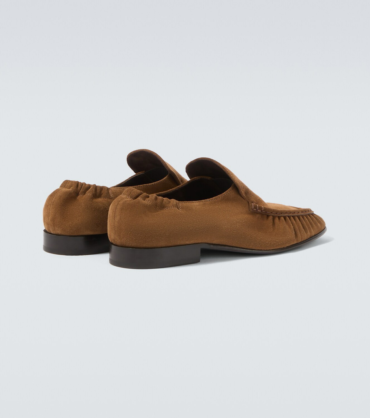 The Row Soft Two suede loafers
