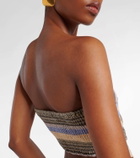 Faithfull Antibes striped cotton and linen top