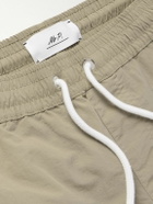 Mr P. - Straight-Leg Mid-Length Garment-Dyed Swim Shorts - Gray