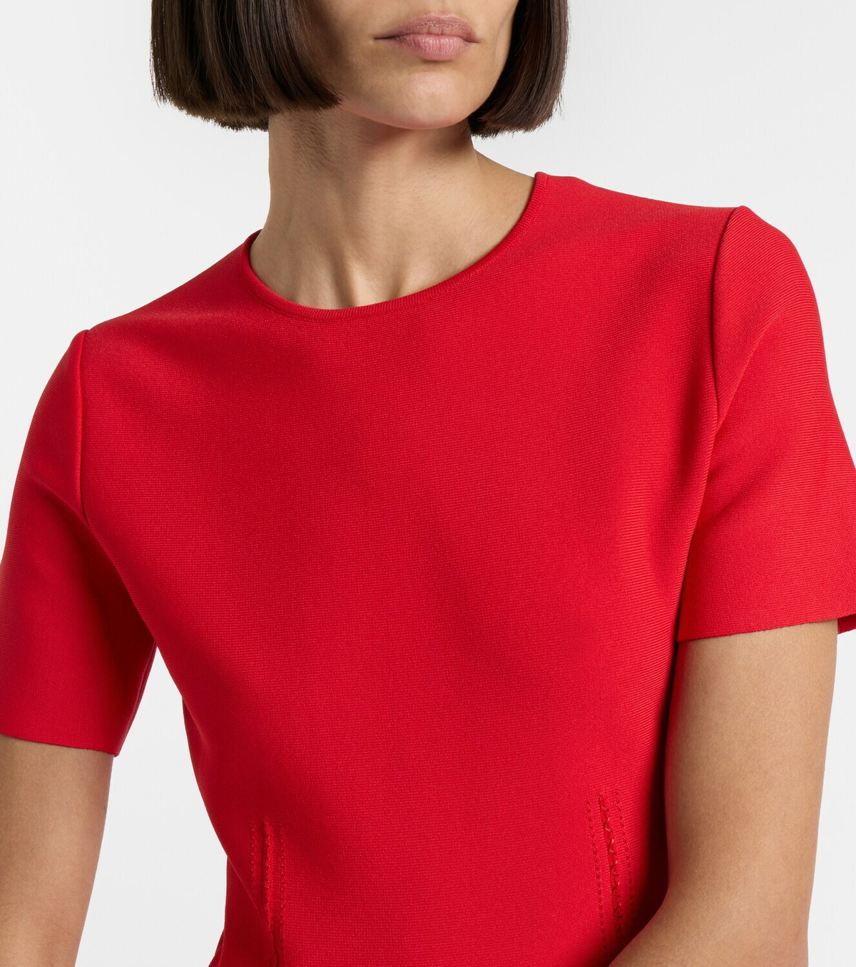 McQueen Faille minidress