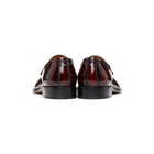 Maison Margiela Burgundy Tabi Sole Loafers