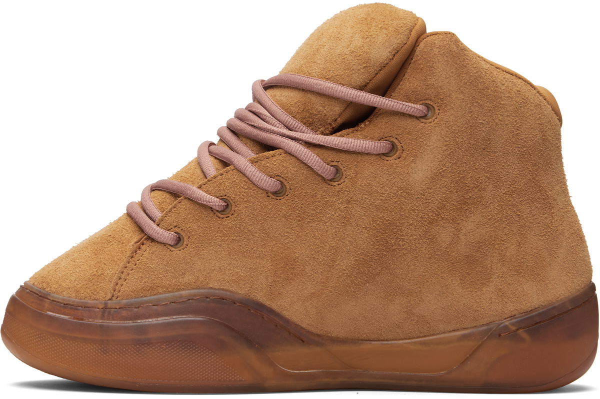 ERL Tan Vamp High Sneakers