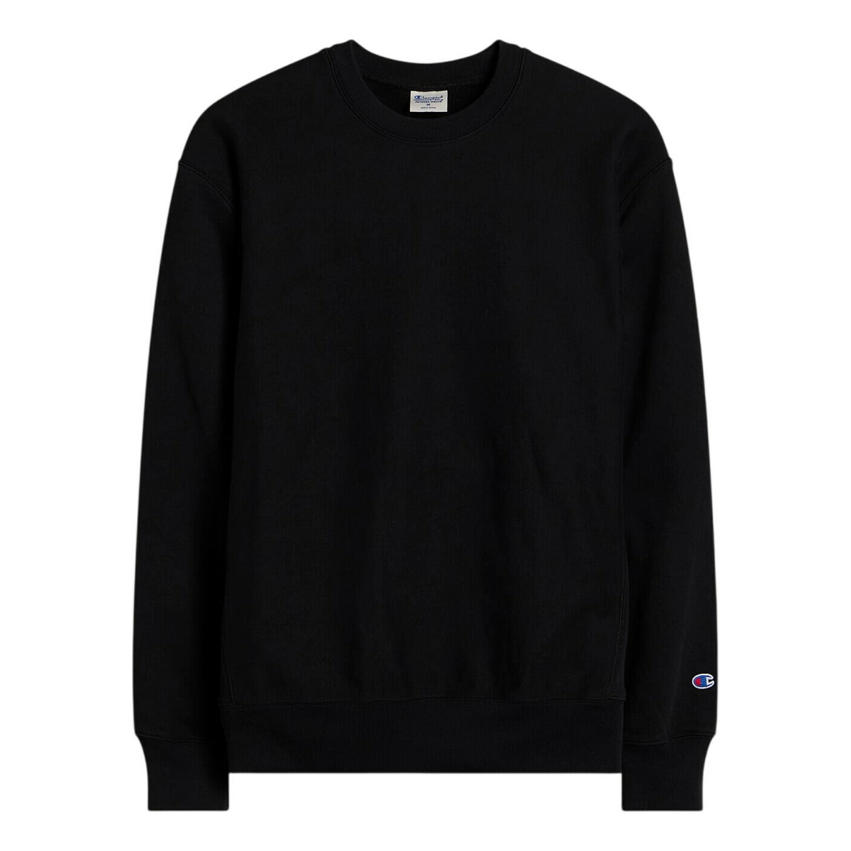 Champion Men's Reverse Weave Half Zip Sweatshirt in Black Champion