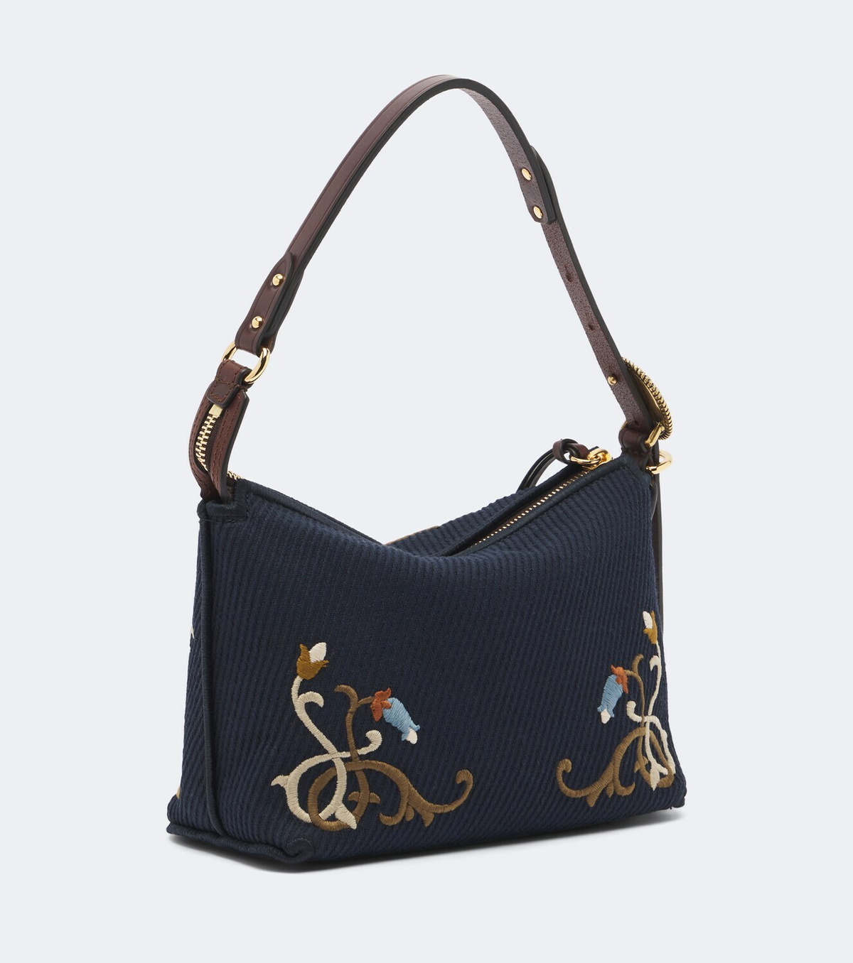 Etro Rosette Small canvas shoulder bag