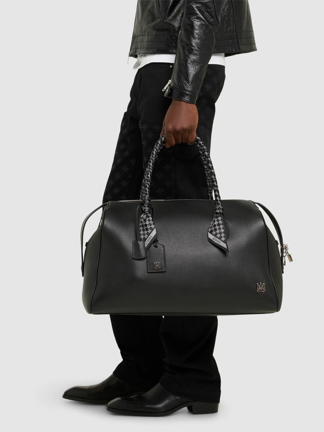 AMIRI Pebbled Leather Weekender Bag Amiri