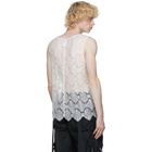 Palomo Spain White Lace Rio Tank Top