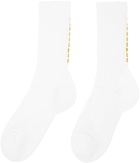 Jacquemus White 'Les Chaussettes Biancu' Socks