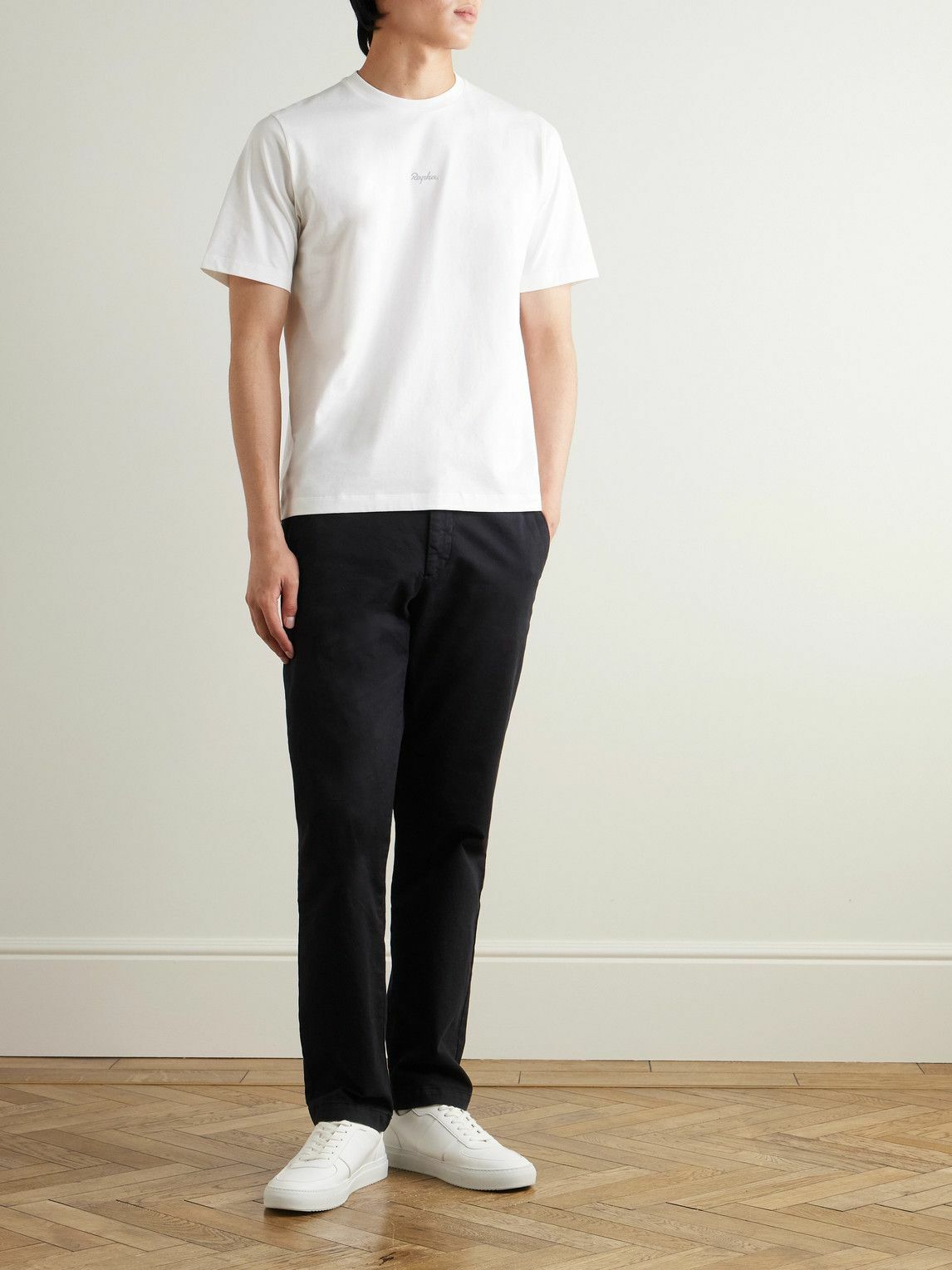 Rapha - Logo-Embroidered Organic Cotton-Jersey T-Shirt - White