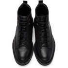 Hugo Black Leather Land Boots