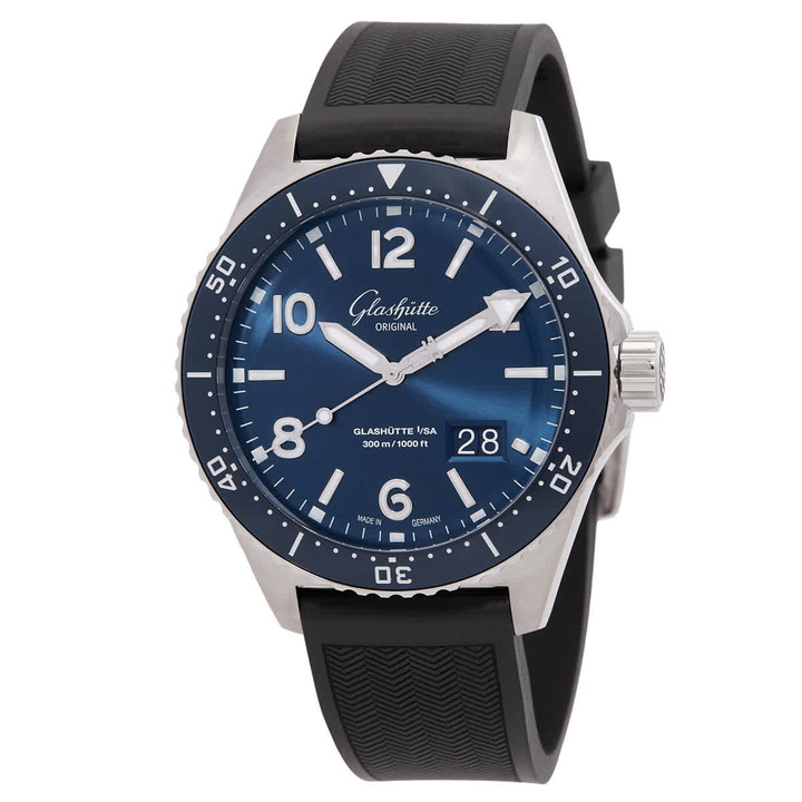 Photo: Glashutte Original SeaQ Panorama Date Automatic Blue Dial Mens Watch 1-36-13-02-81-06