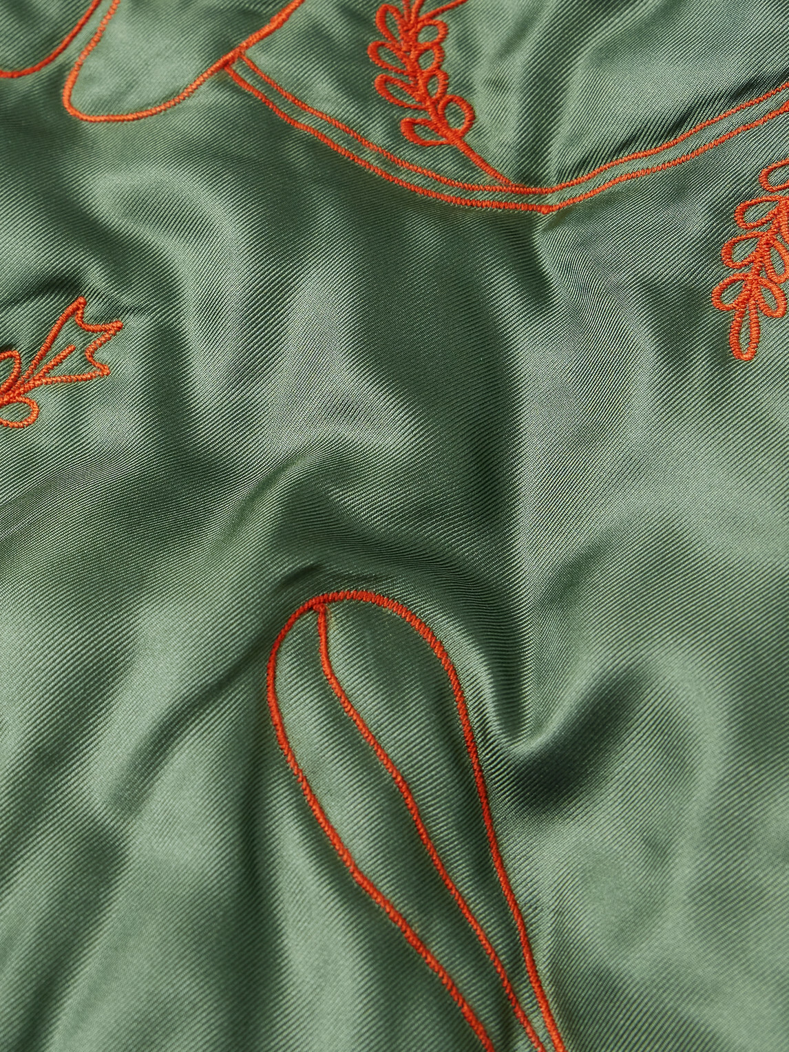 Kardo - Max Embroidered Silk-Twill Bomber Jacket - Green