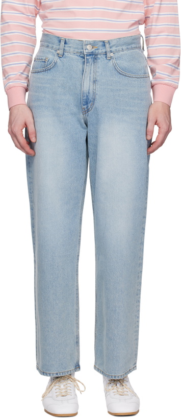 Photo: Dunst Blue Low Rise Loose Jeans