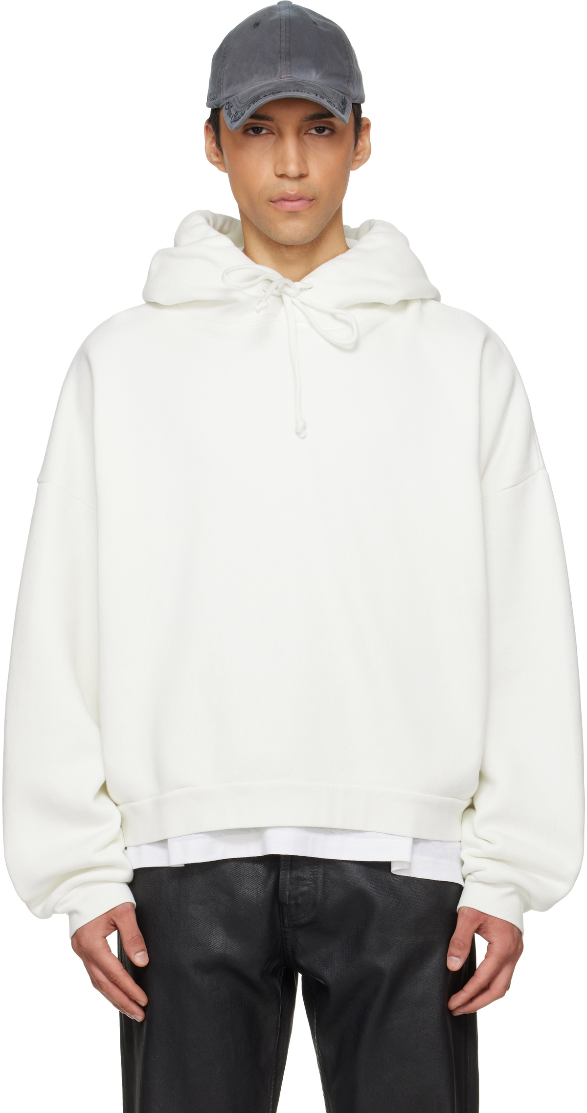 Acne Studios White Dizonord Edition Musiques Traditionelles Hoodie