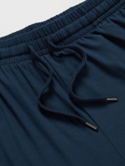 Derek Rose - Basel Tapered Stretch Micro Modal Jersey Sweatpants - Blue