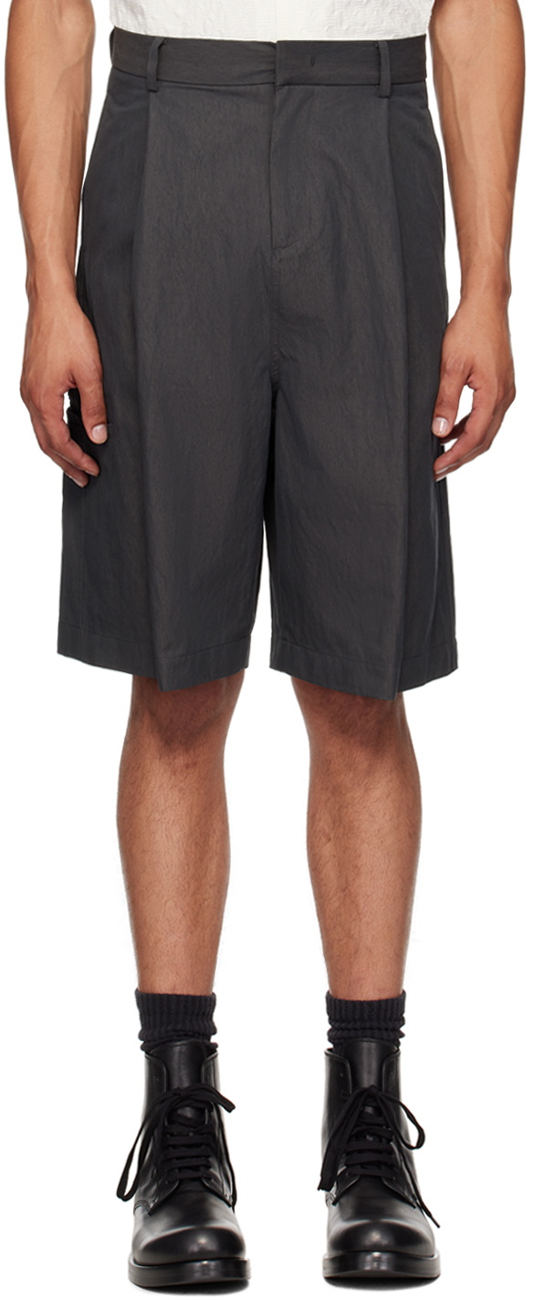 LE17SEPTEMBRE Black Side Pocket Shorts
