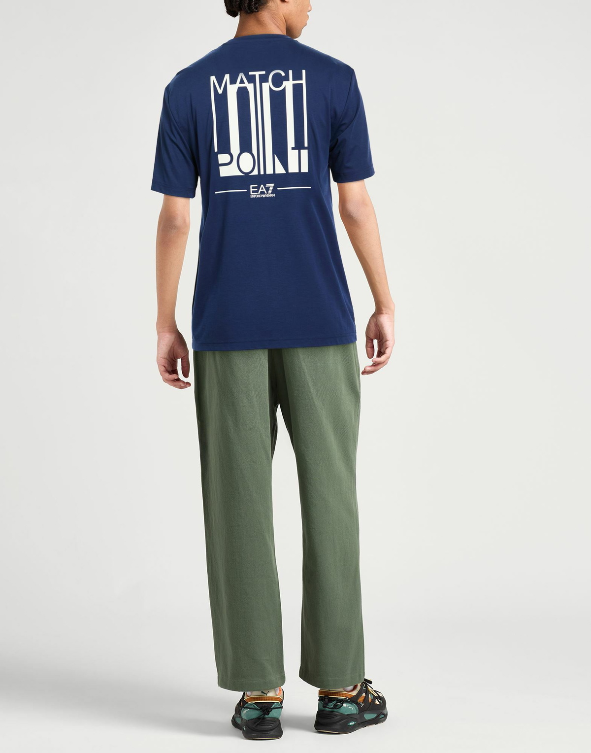 Ea7 Mens T-shirt in Blue