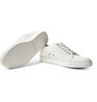 Lanvin - Cap-Toe Nubuck and Rubberised-Leather Sneakers - Men - Ivory