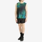 Y-3 Men's Earth Print Run Tank Top in Multi