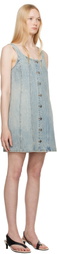 rag & bone Blue Laney Denim Minidress