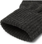 A.P.C. - Merino Wool and Cashmere-Blend Gloves - Gray