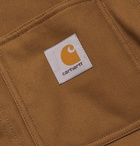 Carhartt WIP - Fairmount Faux Shearling-Lined Organic Cotton-Canvas Field Jacket - Brown