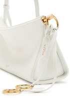 Alaïa East West Leather Shoulder bag - White - One Size