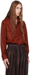 Youth Red Cut-Off Shirt