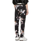 Dolce and Gabbana Black Floral Angels Lounge Pants