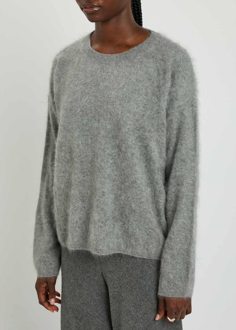 Eileen Fisher Brushed Cashmere Jumper Grey